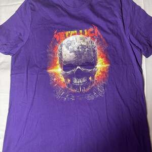 METALLICA Pushead Skull Burning Flower T-Shirt